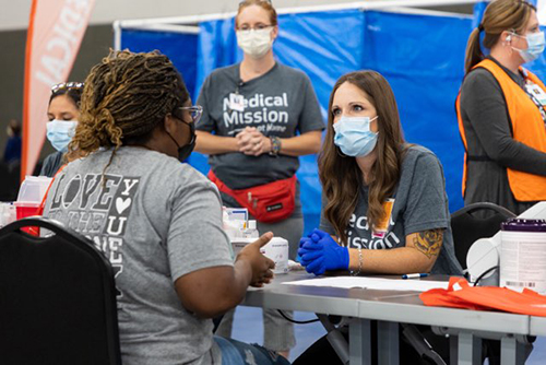 Ascension’s Medical Mission at Home program provides free healthcare services to the community.
